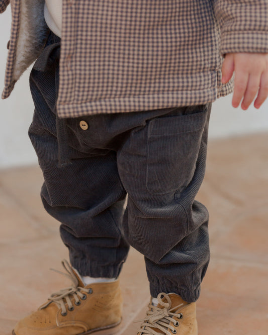 Luca Corduroy Pant and Gingham Shirt