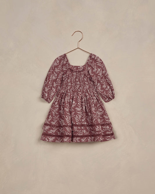 Elodie dress winter vines