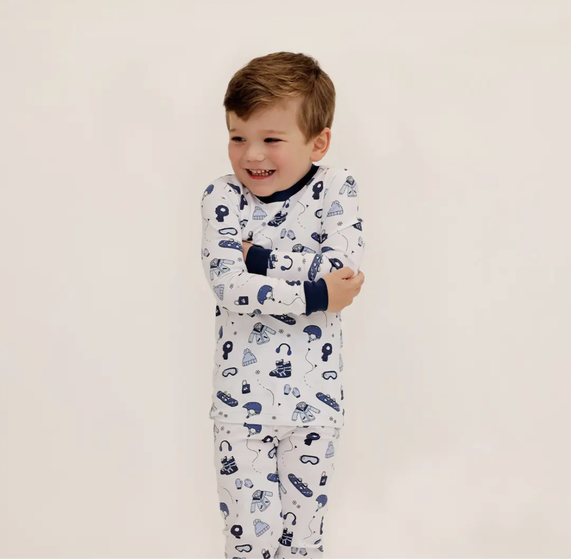 Hit the slopes PJS- Blue