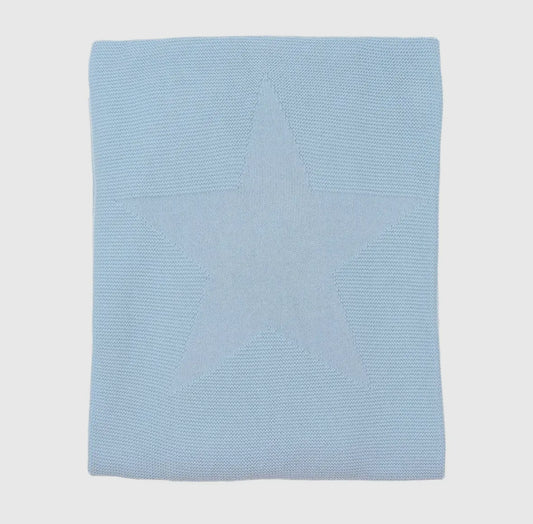 Knit star blanket