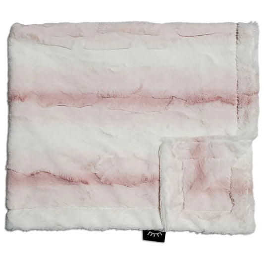 Ombre Blush Minky Blanket